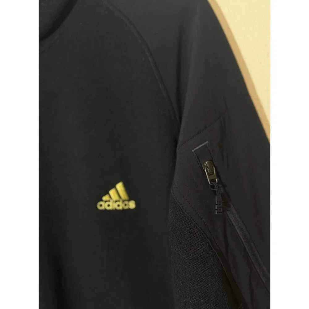 adidas Men's Full Zip Black Sweater / Sweatshirt - Size XL